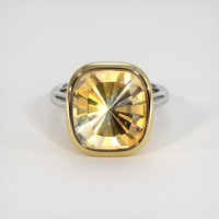 8.80 Ct. Gemstone Ring, 14K Yellow & White 1