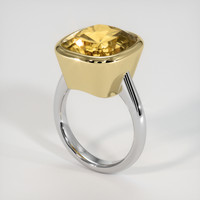 8.80 Ct. Gemstone Ring, 14K Yellow & White 2