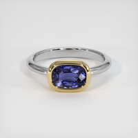 1.68 Ct. Gemstone Ring, 14K Yellow & White 1