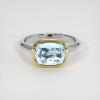2.74 Ct. Gemstone Ring, 14K Yellow & White 1