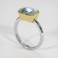 2.74 Ct. Gemstone Ring, 14K Yellow & White 2