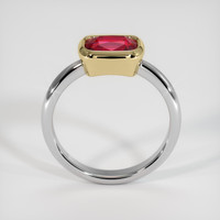 2.03 Ct. Ruby Ring, 14K Yellow & White 3