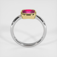 1.23 Ct. Ruby Ring, 14K Yellow & White 3