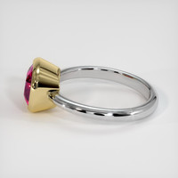 3.03 Ct. Ruby Ring, 14K Yellow & White 4