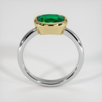 1.80 Ct. Emerald Ring, 18K Yellow & White 3