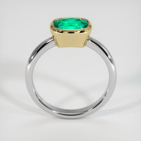 1.82 Ct. Emerald Ring, 18K Yellow & White 3