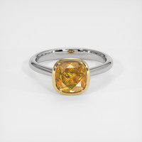 2.13 Ct. Gemstone Ring, 18K Yellow & White 1