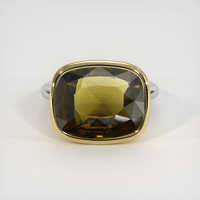 11.16 Ct. Gemstone Ring, 18K Yellow & White 1