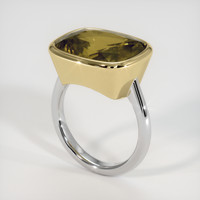 11.16 Ct. Gemstone Ring, 18K Yellow & White 2