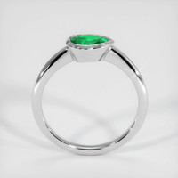 0.59 Ct. Emerald Ring, Platinum 950 3