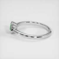 0.59 Ct. Emerald Ring, Platinum 950 4
