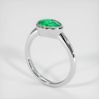 Vedic Emerald Ring 0.78 Ct., Platinum 950 Preview