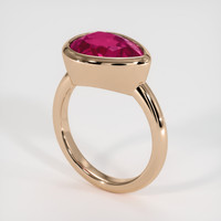 4.60 Ct. Gemstone Ring, 14K Rose Gold 2