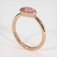 0.99 Ct. Sapphire Ring, 14K Rose Gold 2