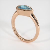 1.49 Ct. Gemstone Ring, 18K Rose Gold 2