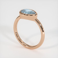 1.22 Ct. Gemstone Ring, 18K Rose Gold 2