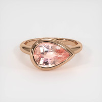 4.03 Ct. Sapphire Ring, 18K Rose Gold 1