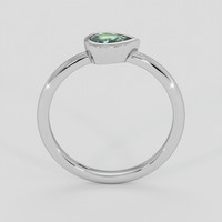0.55 Ct. Green Sapphire Ring, Silver 3