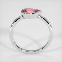 0.99 Ct. Padparadscha Sapphire Ring, 10K White Gold 3
