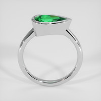 1.65 Ct. Emerald Ring, 18K White Gold 3