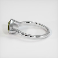 3.07 Ct. Sapphire Ring, 18K White Gold 4