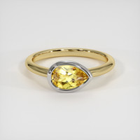 1.27 Ct. Gemstone Ring, 14K White & Yellow 1