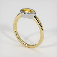 1.27 Ct. Gemstone Ring, 18K White & Yellow 2