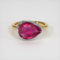 4.60 Ct. Gemstone Ring, 18K White & Yellow 1