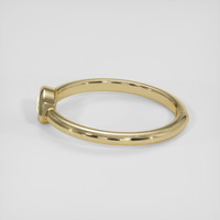 0.25 Ct. Yellowish Green Sapphire Ring, 10K Yellow Gold 4
