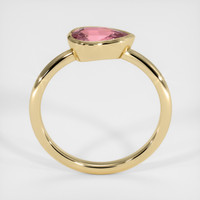 0.99 Ct. Padparadscha Sapphire Ring, 10K Yellow Gold 3