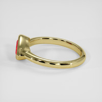 0.76 Ct. Ruby Ring, 14K Yellow Gold 4