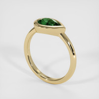 1.41 Ct. Green Sapphire Ring, 14K Yellow Gold 2
