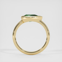 1.41 Ct. Green Sapphire Ring, 14K Yellow Gold 3