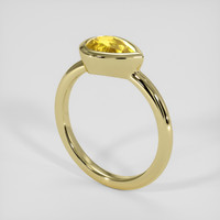 1.55 Ct. Yellow Sapphire Ring, 14K Yellow Gold 2