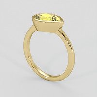 2.75 Ct. Yellow Sapphire Ring, 14K Yellow Gold 2