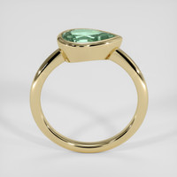 1.92 Ct. Bluish Green Sapphire Ring, 14K Yellow Gold 3