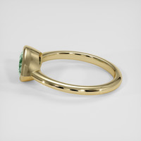 1.92 Ct. Bluish Green Sapphire Ring, 14K Yellow Gold 4