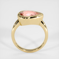 4.03 Ct. Padparadscha Sapphire Ring, 14K Yellow Gold 3
