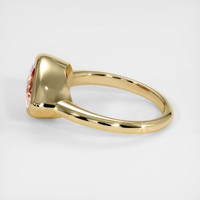 4.03 Ct. Padparadscha Sapphire Ring, 14K Yellow Gold 4