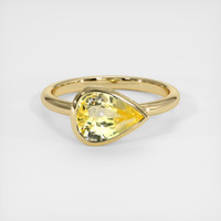 1.69 Ct. Sapphire Ring, 14K Yellow Gold 1