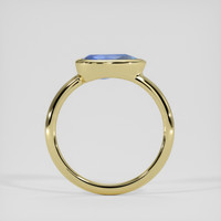 2.03 Ct. Blue Sapphire Ring, 14K Yellow Gold 3