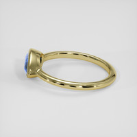 2.03 Ct. Blue Sapphire Ring, 14K Yellow Gold 4
