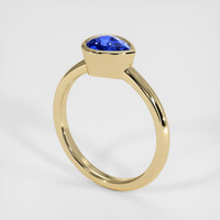 1.85 Ct. Blue Sapphire Ring, 18K Yellow Gold 2