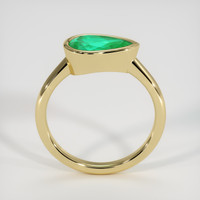 1.65 Ct. Emerald Ring, 18K Yellow Gold 3