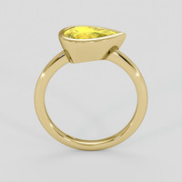 2.82 Ct. Yellow Sapphire Ring, 18K Yellow Gold 3