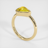 1.69 Ct. Yellow Sapphire Ring, 18K Yellow Gold 2