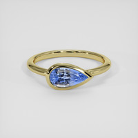 2.03 Ct. Blue Sapphire Ring, 18K Yellow Gold 1