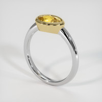 1.27 Ct. Gemstone Ring, 14K Yellow & White 2