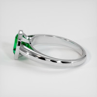 1.16 Ct. Emerald Ring, Platinum 950 4