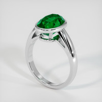 3.22 Ct. Emerald Ring, Platinum 950 2